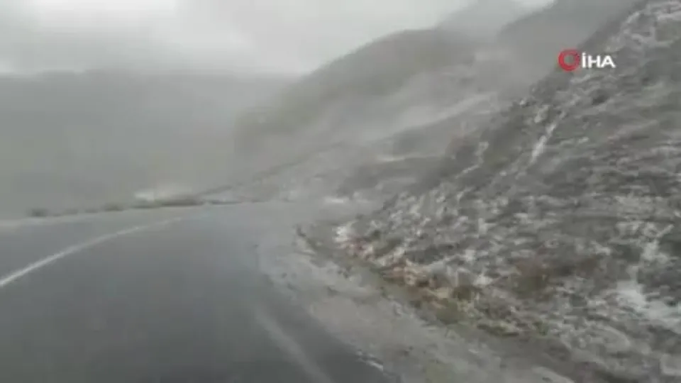 Van Bahçesaray’da kar yağışı başladı! Meteorolojiden o iller için dolu uyarısı