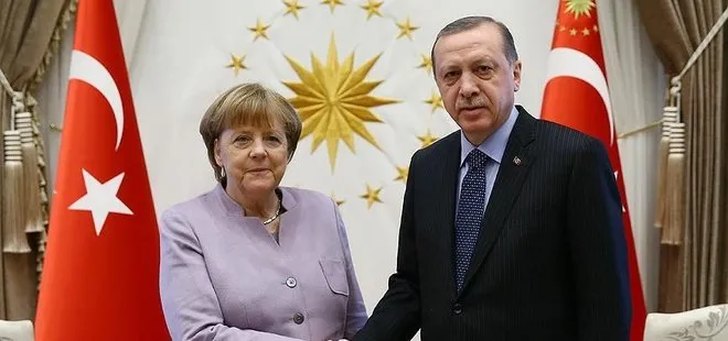 Başkan Erdoğan, Almanya Başbakanı Angela Merkel ile görüştü! Yunanistan ve Libya mesajı...
