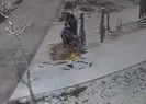 Kar altında arkadaşını tıraş etti