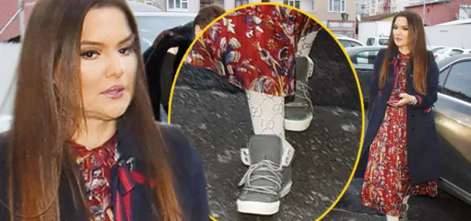 Demet Akalın’ın 5 bin liralık çorapları!