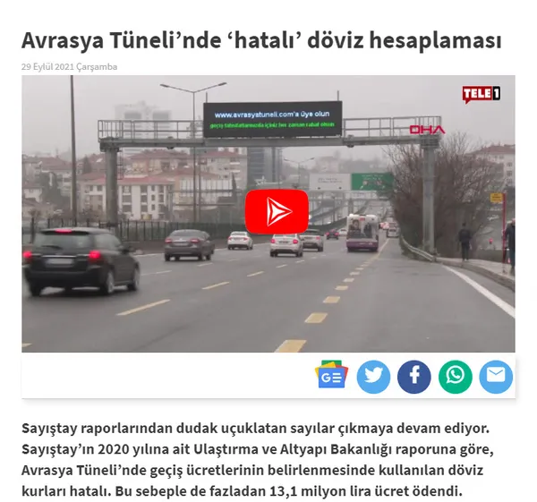 Avrasya Tüneli geçişlerinden fazla para alındığı iddialarına net yanıt: Mümkün değildir - 2