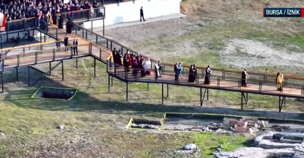 Papa 14. Leo İznik'e geldi! İşte o görüntüler