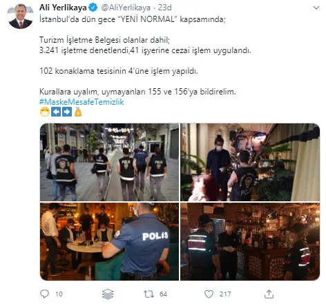İstanbul'da 'yeni normal' denetimleri! Vali Ali Yerlikaya son durumu açıkladı - 2