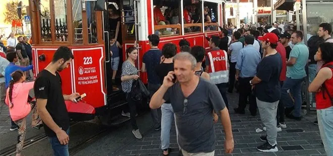 Taksim’de skandal olay! Özel Harekat Polisleri müdahale etti...