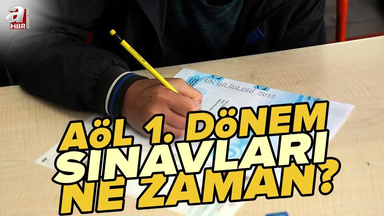 AÖL 1. dönem sınav tarihi açıklandı mı? 2022 açık lise sınavları ne zaman, online mı yapılacak? MEB takvimi...