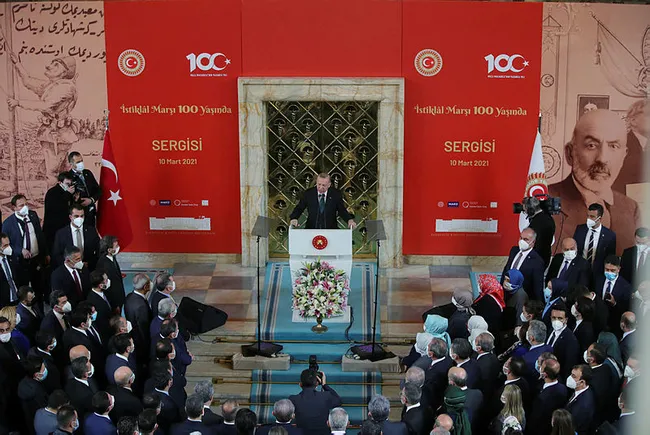 Başkan Erdoğan’dan “100. Yılında İstiklal Marşı Sergisi” açılışında önemli açıklamalar - 3