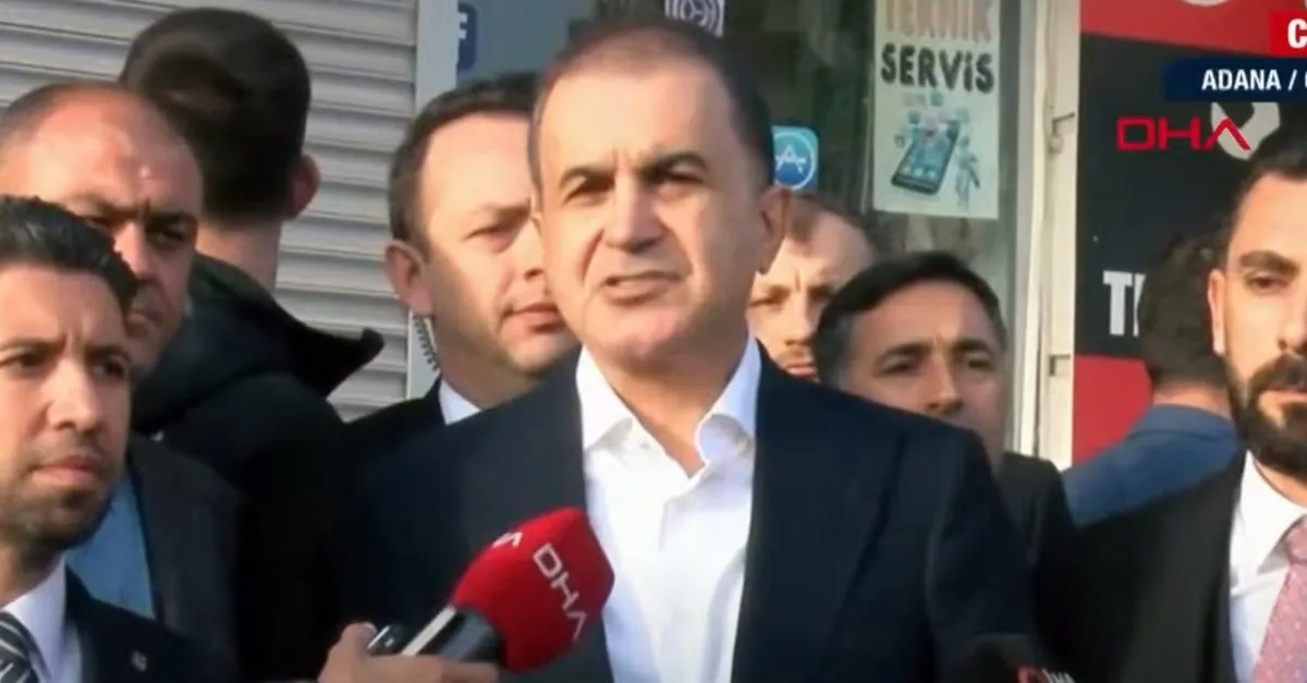 AK Parti binasına silahlı saldırı! AK Parti Sözcüsü Ömer Çelik'ten flaş açıklamalar