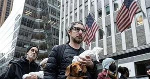 New York’ta Filistin’e destek gösterisi düzenlendi