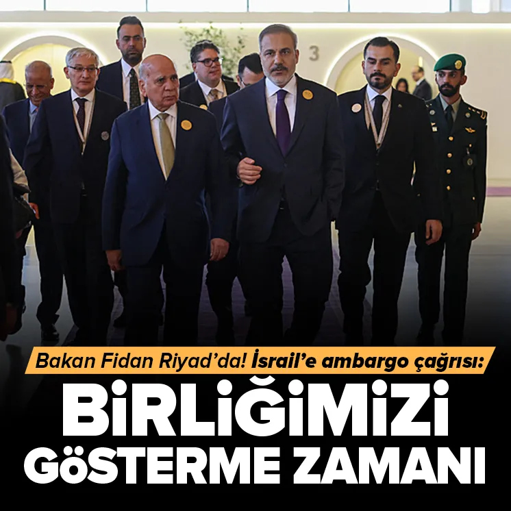 Bakan Fidandan İsraile ambargo çağrısı