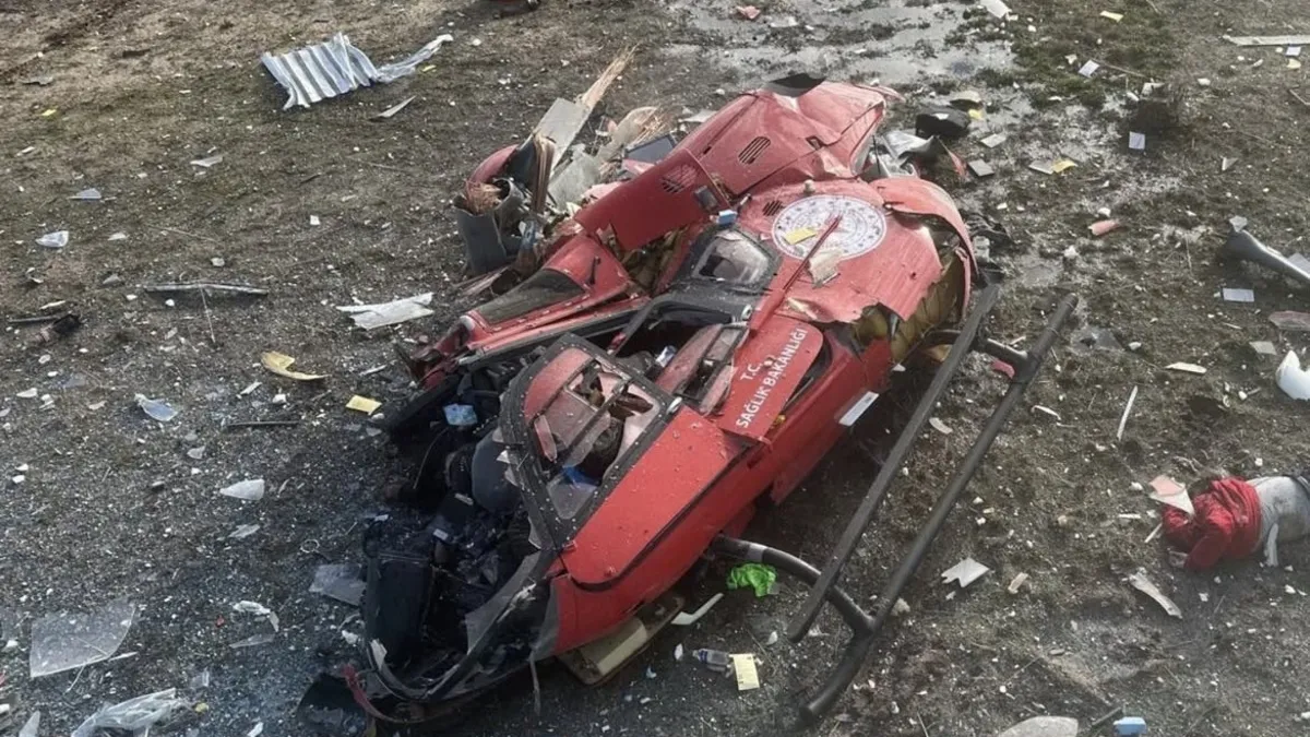 Muğla'da ambulans helikopter hastaneye çarpıp düştü: 4 kişi hayatını kaybetti