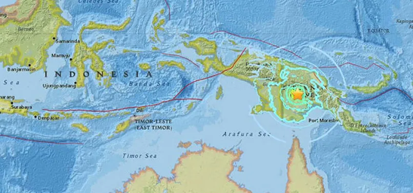 Papua Yeni Gine'de deprem: 55 can aldı!