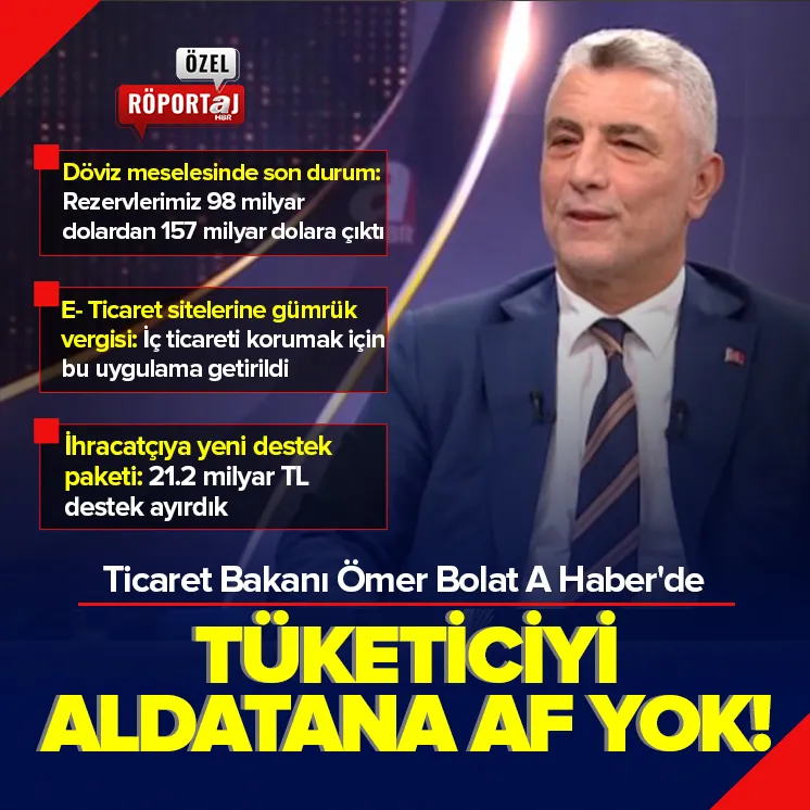 Ticaret Bakanı Ömer Bolat A Haberde!