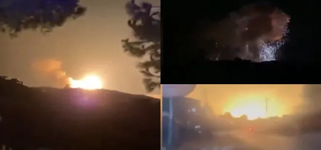 İşgalci İsrail’den Lübnan’a bombardıman!