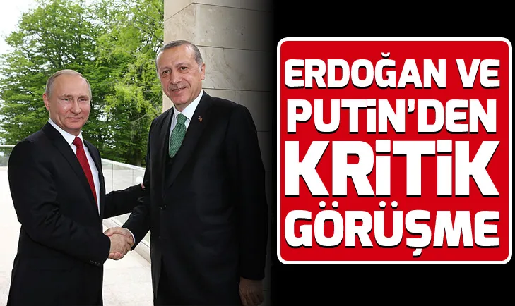 Başkan Recep Tayyip Erdoğan ve Vladimir Putinden 2019un ilk görüşmesi