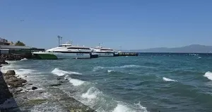 Deniz ulaşımına rüzgar engeli