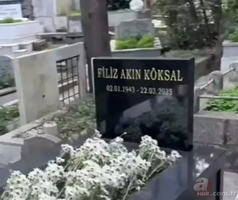 Sessiz sedasız uğurlanmıştı! Filiz Akın'ın mezar taşı yapıldı 4
