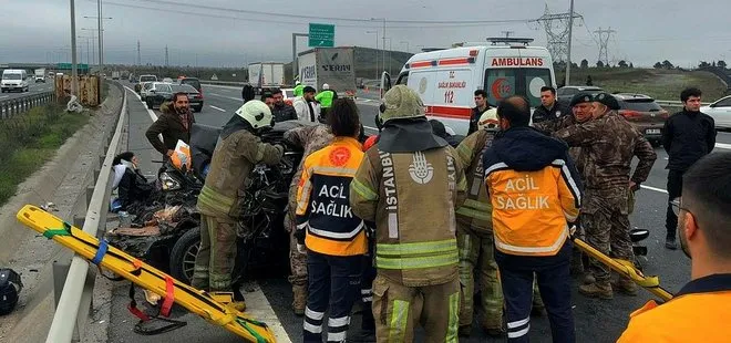 Kuzey Marmara’da feci kaza! Arızalanan araca arkadan çarptı: 1 ölü 3 yaralı