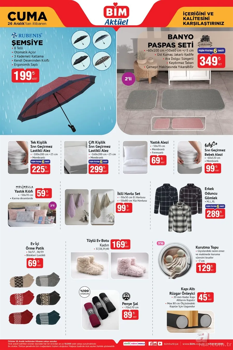 BİM aktüel 23–26 Aralık 2025 kataloğu yayınlandı: İşte indirimli ürünler 8