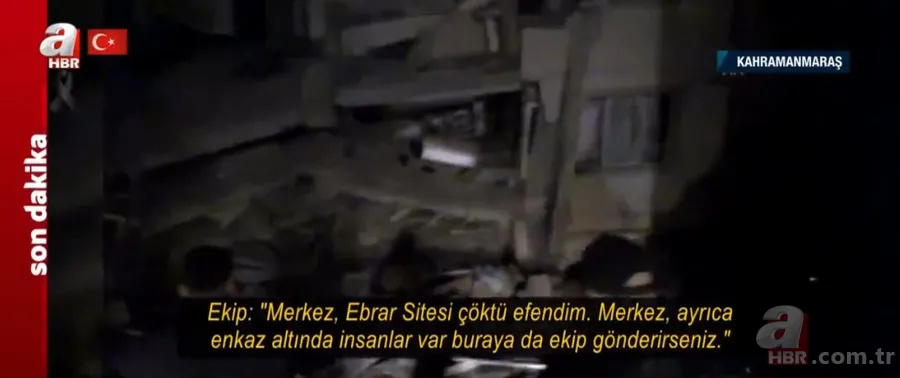 DEPREM sonrası ilk anlar polis telsizinde! Depremin dehşetini gözler önüne serdi: Ebrar Sitesi çöktü efendim... 15