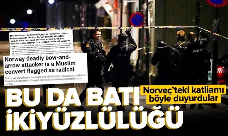 Batı medyasından İslam düşmanlığı! Nefret dilini Norveç’teki saldırı için de kullandılar