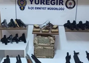 Adana'da 19 ruhsatsız silah ele geçirildi