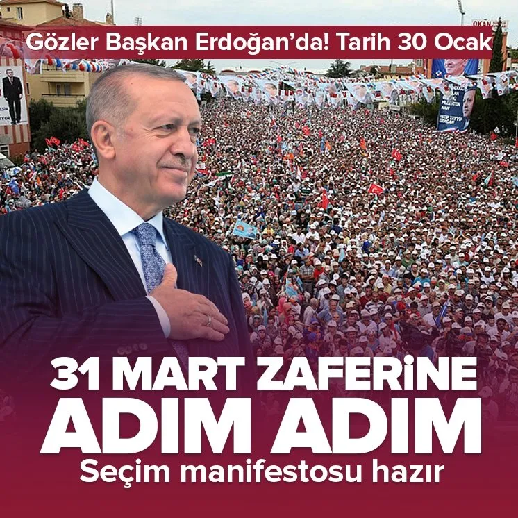 AK Parti seçim manifestosunu tamamladı! Gözler Erdoğan’da
