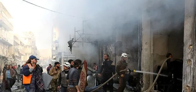 İdlib ve Şam’a hava saldırıları düzenlendi