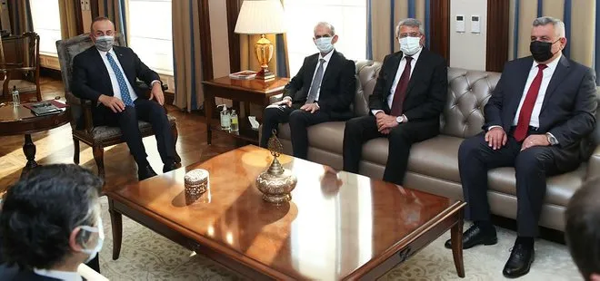 Dışişleri Bakanı Mevlüt Çavuşoğlu Irak Türkmen Cephesi Başkanı Turan’la görüştü