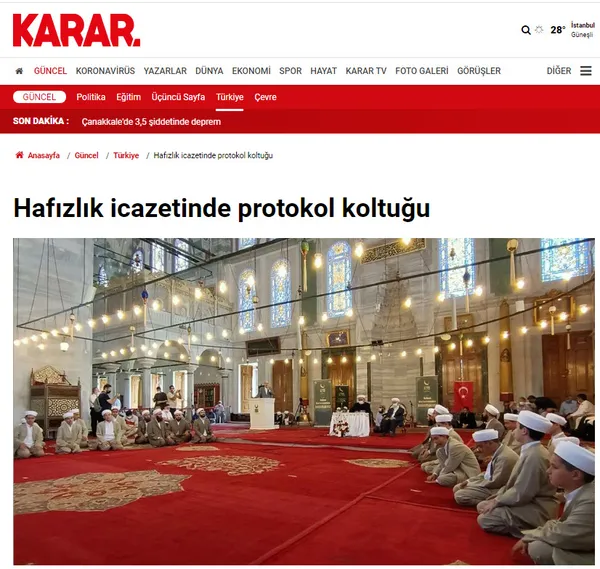 Sözcü Gazetesi hafızlık icazet törenini hedef aldı! Skandal habere sert tepki: Vicdanlarda mahkum olacaklar - 3