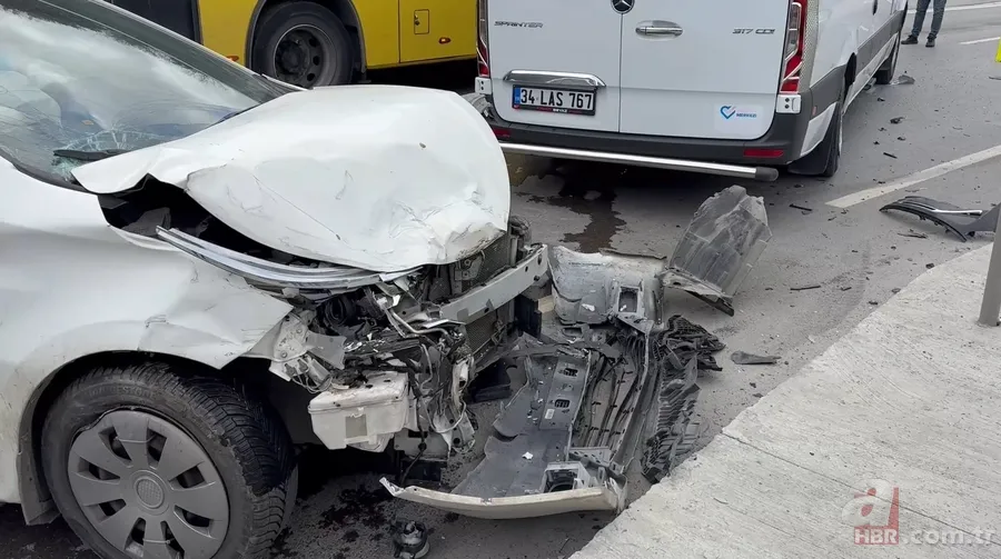 18 yaşındaki sürücü virajı alamayıp karşı yöne uçtu: 4 kişi yaralandı 5