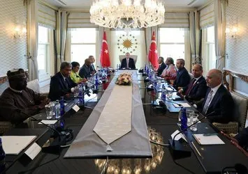 Başkan Erdoğan  Dışişleri Bakanlarını kabul etti