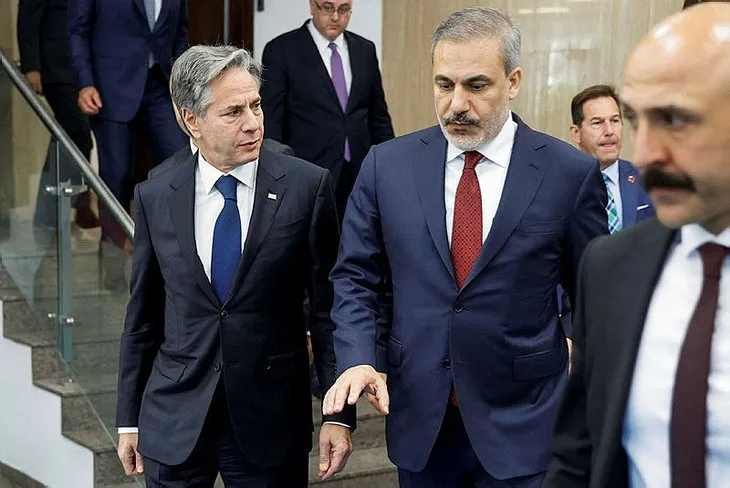 ABD Dışişleri Bakanı Antony Blinken şoka girdi! Hakan Fidan'ın hamlesi sonrası yüzü asıldı! Masada dikkat çeken Mescid-i Aksa detayı