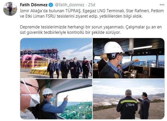 Son dakika: Enerji ve Tabii Kaynaklar Bakanı Fatih Dönmez’den İzmir için elektrik ve gaz açıklaması