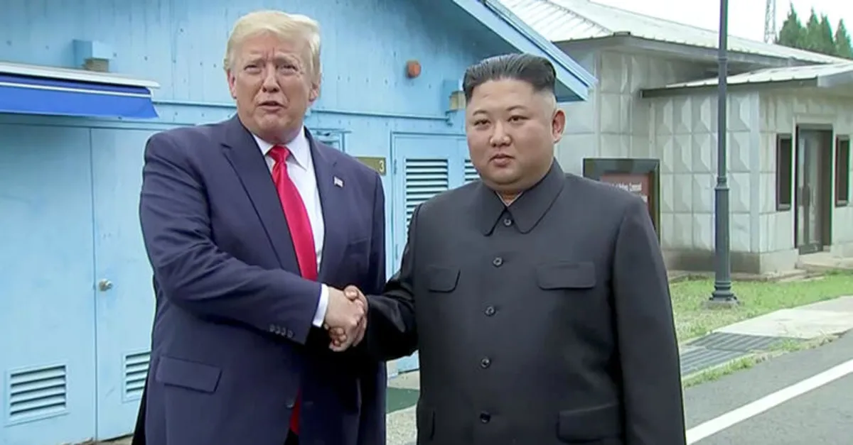 ABD Başkanı Trump ve Kim Jong buluştu