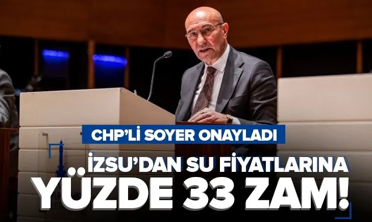 İzmir’de suya zam! İZSU su fiyatlarına 2022 yılı içerisinde yüzde 33 zam kararı aldı