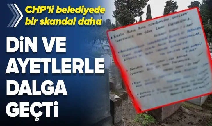 Türk Bayrağını kaldıran CHP’li belediyede bu kez dini istismar skandalı