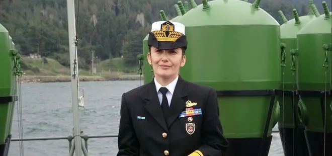 Türkiye’nin ilk kadın amirali TCG Nusret ile seyir yaptı