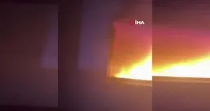 Arnavutköy’de camide yangın