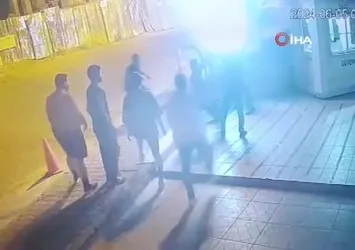 Bağcılar'da taşlı sopalı saldırı kamerada
