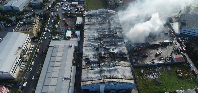 Esenyurt’taki fabrika yangınıyla ilgili 2 kişi gözaltına alındı