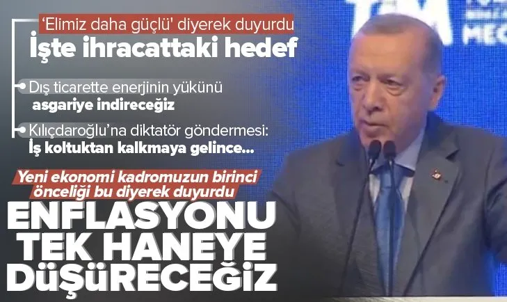Başkan Erdoğan’dan İhracatın Şampiyonları Ödül Töreni’nde önemli açıklamalar