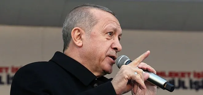 Başkan Erdoğan: Biz teröristleri gömüyoruz! Bay Kemal onlarla kol kola geziyor!