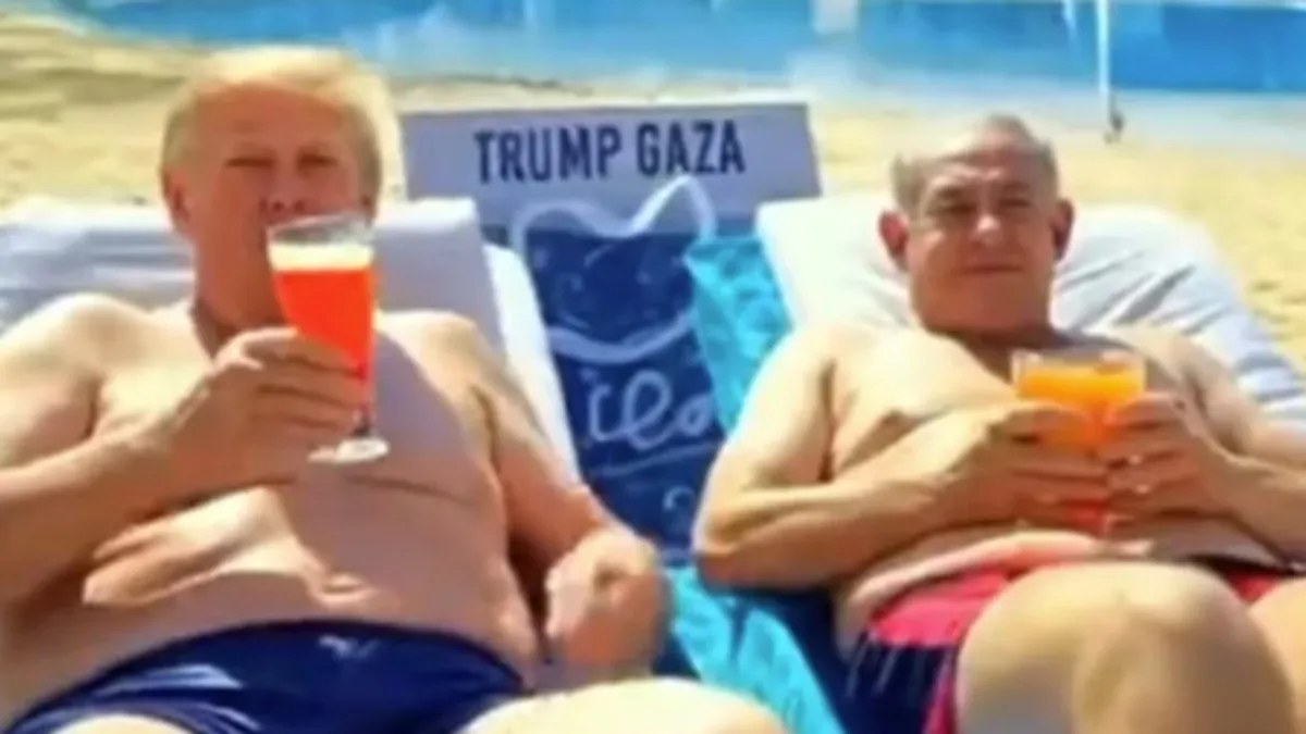 Trump'tan skandal paylaşım: Gazze enkazdan tatil köyüne!