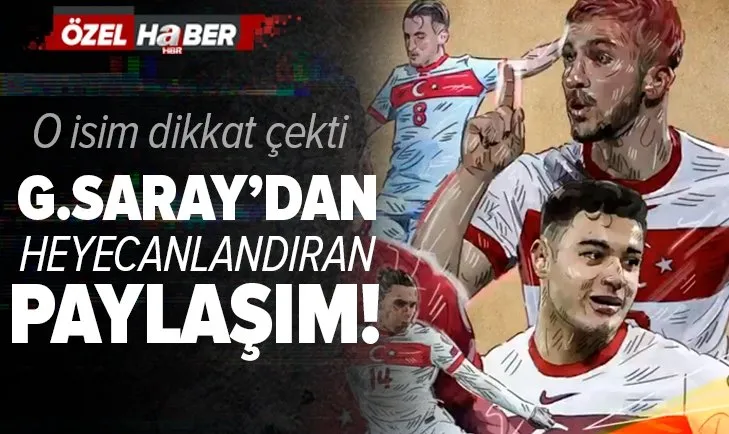 Galatasaray’dan heyecanlandıran paylaşım! Hakan Çalhanoğlu detayı dikkat çekti