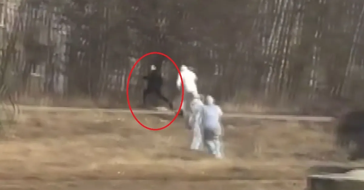 Hastanede şoke eden olay! Koronavirüslü hasta kaçtı sağlık çalışanları kovaladı |Video