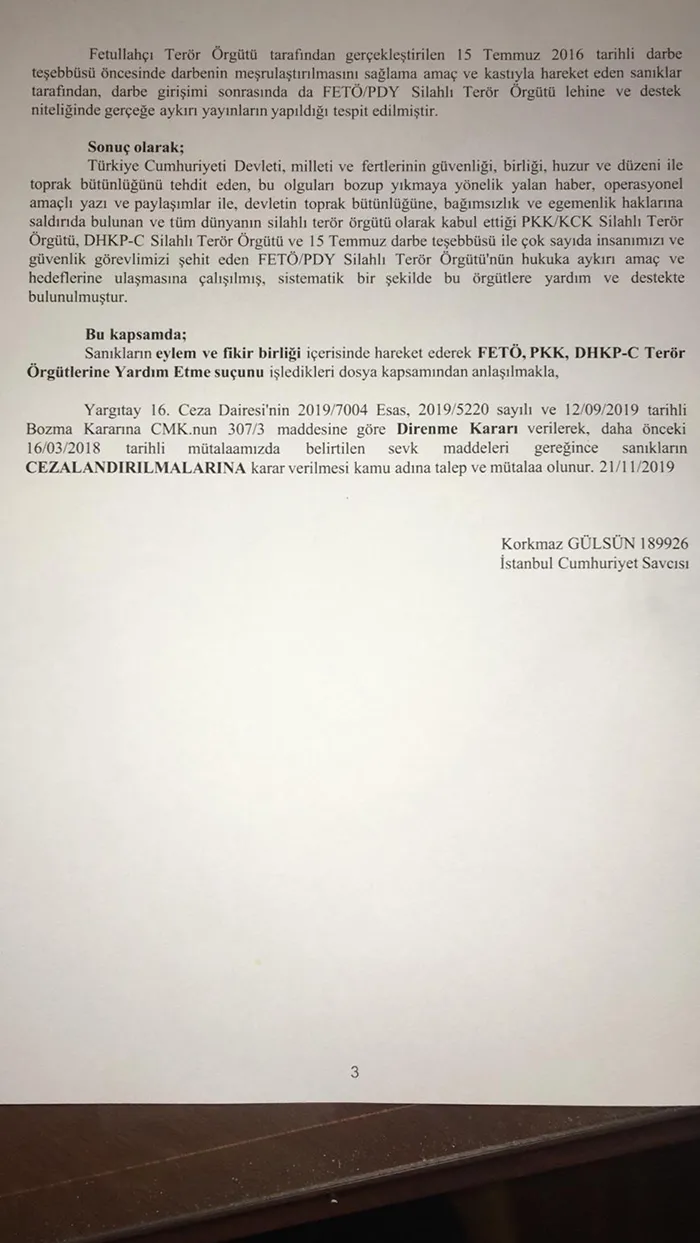 Savcılık Yargıtay’ın bozma kararına direnmesini neden talep etti? İşte o 6 madde