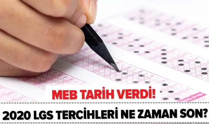 2020 lgs lise tercihleri ne zaman