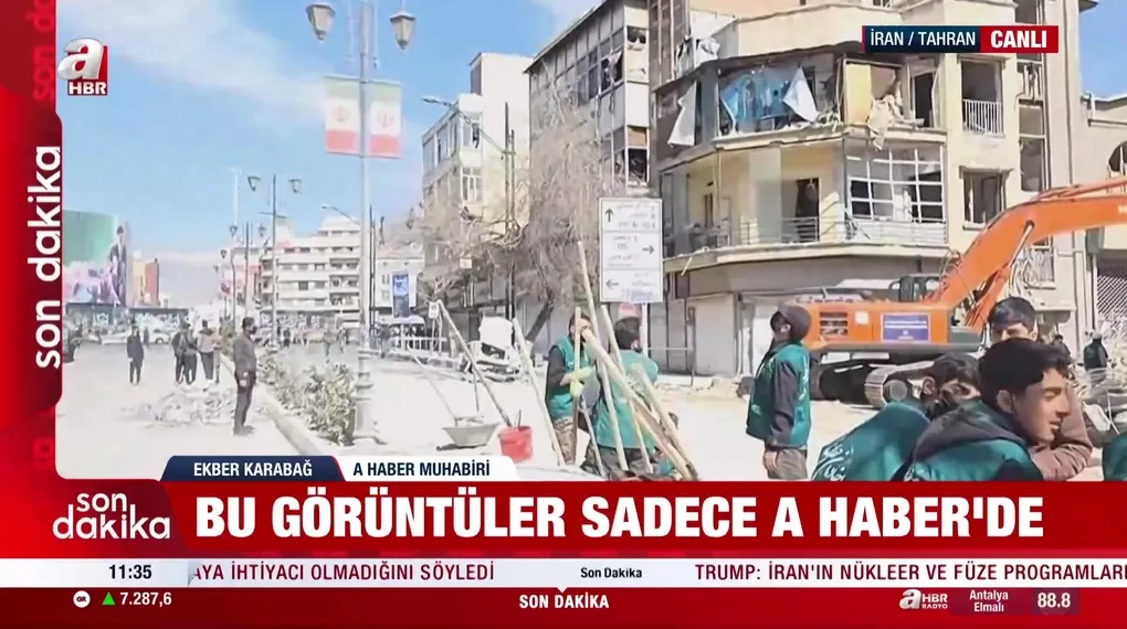 Tahran’dan bu görüntüler sadece A Haber’de