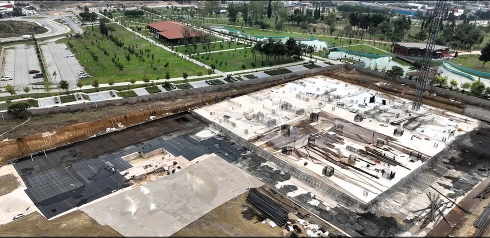 Gebze Millet Bahçesi Camii’nde inşaat devam ediyor - 1