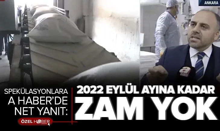 Türkşeker Genel Müdürü Mücahit Alkan A Haber’de: 2022 Eylül ayına kadar şekere zam yok